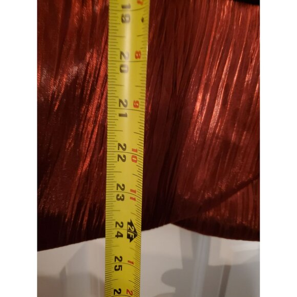 J.R Nites Women 20W Plus Size top Red New with Tags Zipper closure - Picture 9 of 10